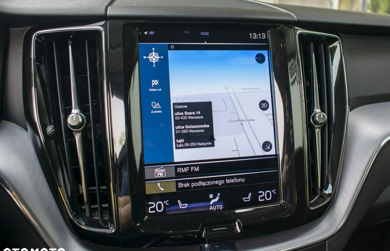 Volvo XC 60 cena 159900 przebieg: 107174, rok produkcji 2020 z Siewierz małe 466